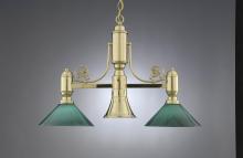 Hi-Lite MFG Co. H-5222-D-77-OPAL - 3-LIGHT CHANDELIER